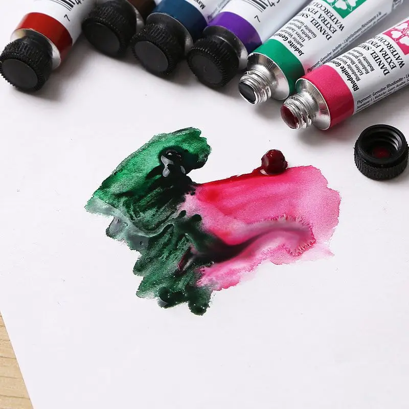 Daniel Smith Professional Artist Watercolor Paint 10/6 Color 5ml Mineral Color Alvaro Jean Haines Acuarelas Set