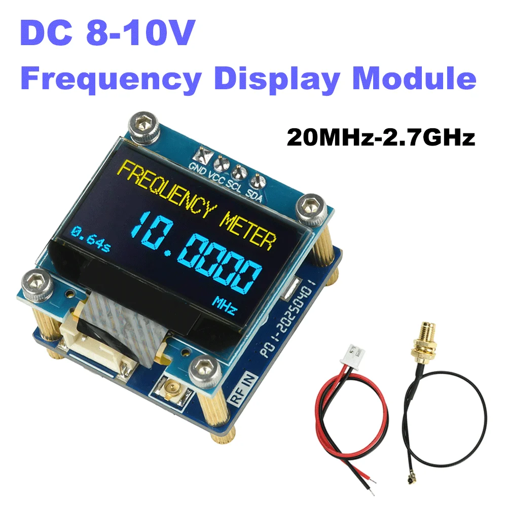 �y�Z�[�����zPLJ-096OLED-H1 ���g���J�E���^ 20MHz-2.7GHz�A0.96�C���` OLED �f�B�X�v���C�A±2.5ppm TCXO ���ځARF �M������p