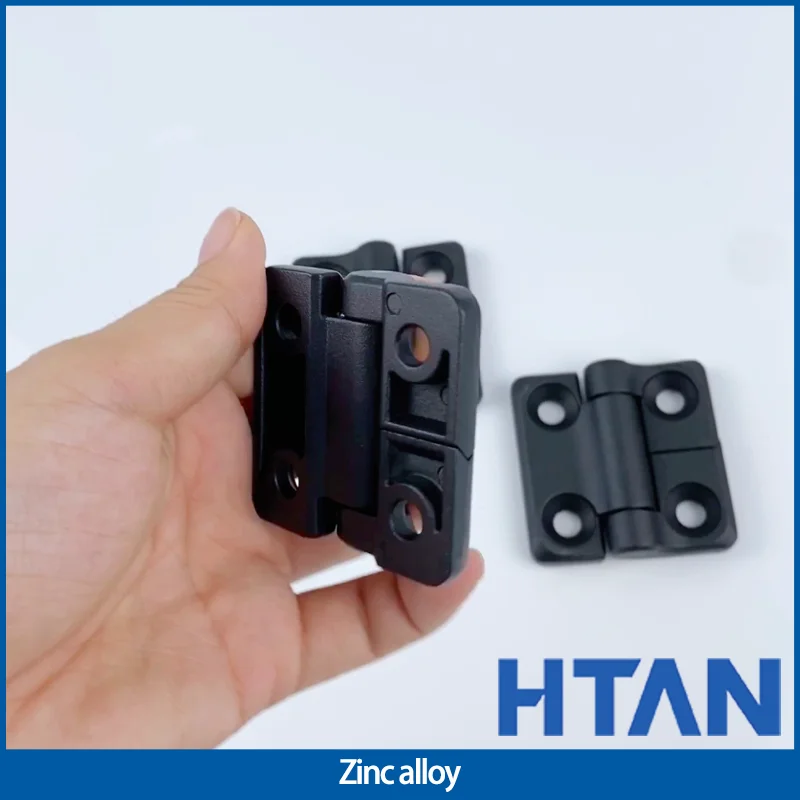 

2pcs Zinc Alloy Black Damping Hinge Torque Hinge Can Be Stopped At Will Hinge Stop Damper Hardware Accessories