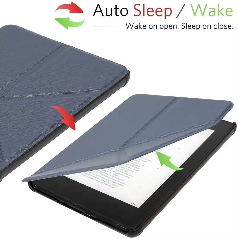 New Auto Wake/Sleep 7 Inch E-Reader Case Folding Stand Wear-resistant Protective Shell for Kindle Paperwhite  12th/Colorsoft