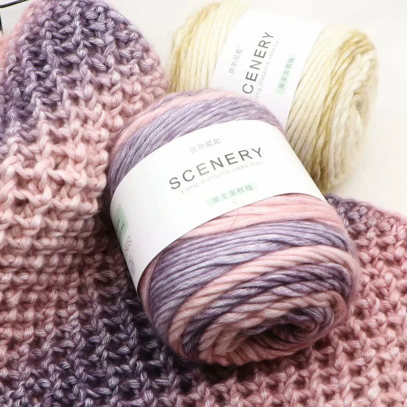 100g Yarn Cashmere Wool Yarn for Crochet Handbag T-shirt Yarn Knitting Wool Lana Gruesa Baby Chunky Knit Sweater