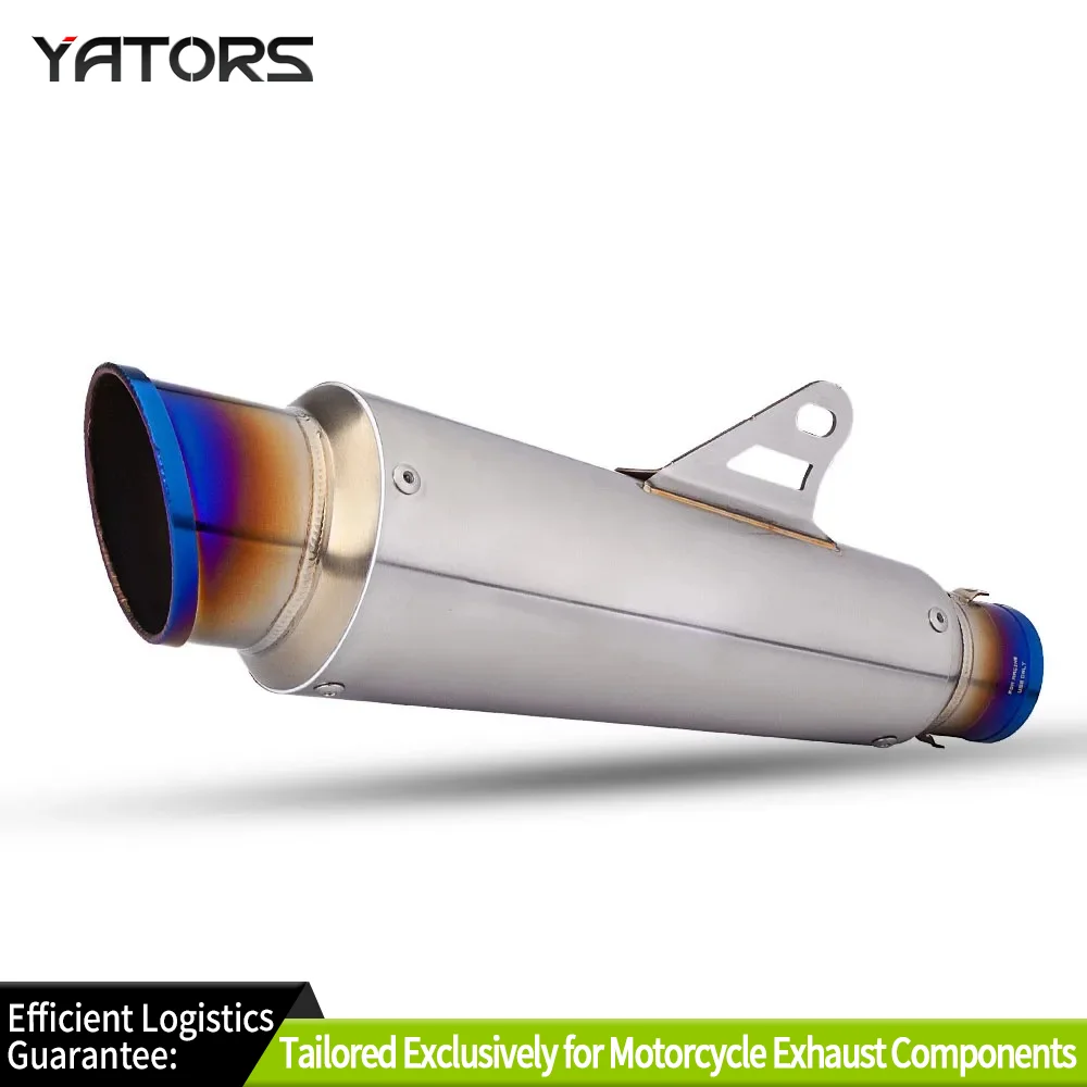 

Motorcycle Exhaust Modify Universal 51mm Stainless Project Muffler with DB Killer For MT07 GSXR125 ZX25R XMAX125 PCX160 Z250