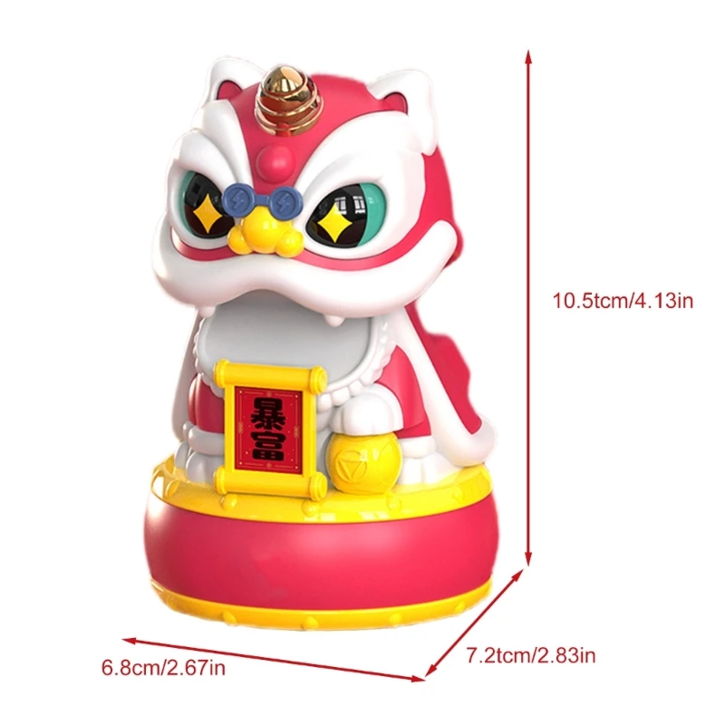 تمثال أسد Solar Dancing Dancing Dancing ABS يعزز أي بيئة بأهميته الثقافية الحية 87 هكتار