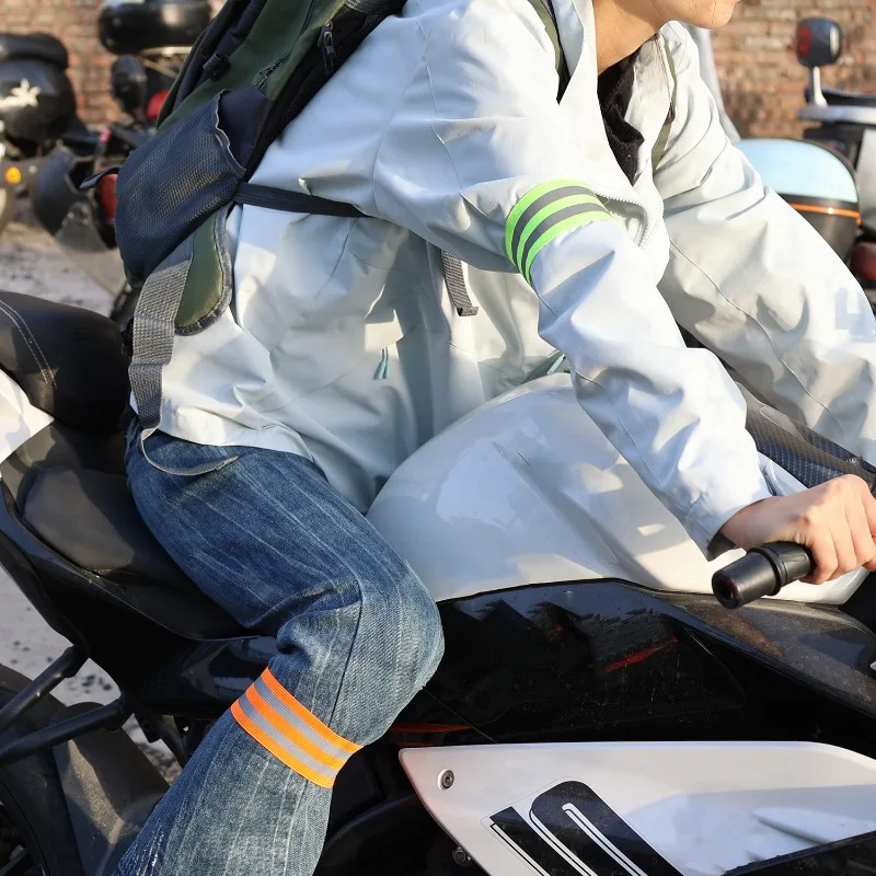 반사 밴드 팔 손목 다리 고가시성 반사 러닝 기어 반사띠 바지 밴드 클립 여성 남성용