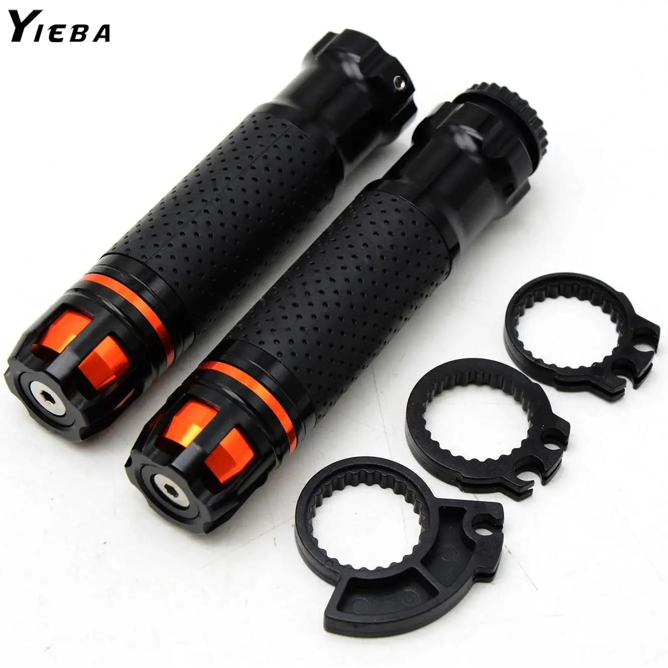 YIEBA Motorcycle Carbon fiber Hand Handle Grips Handlebar FOR for yamaha SEROW225 250 Kawasaki 650 Versys NINJA 250 NINJA 300