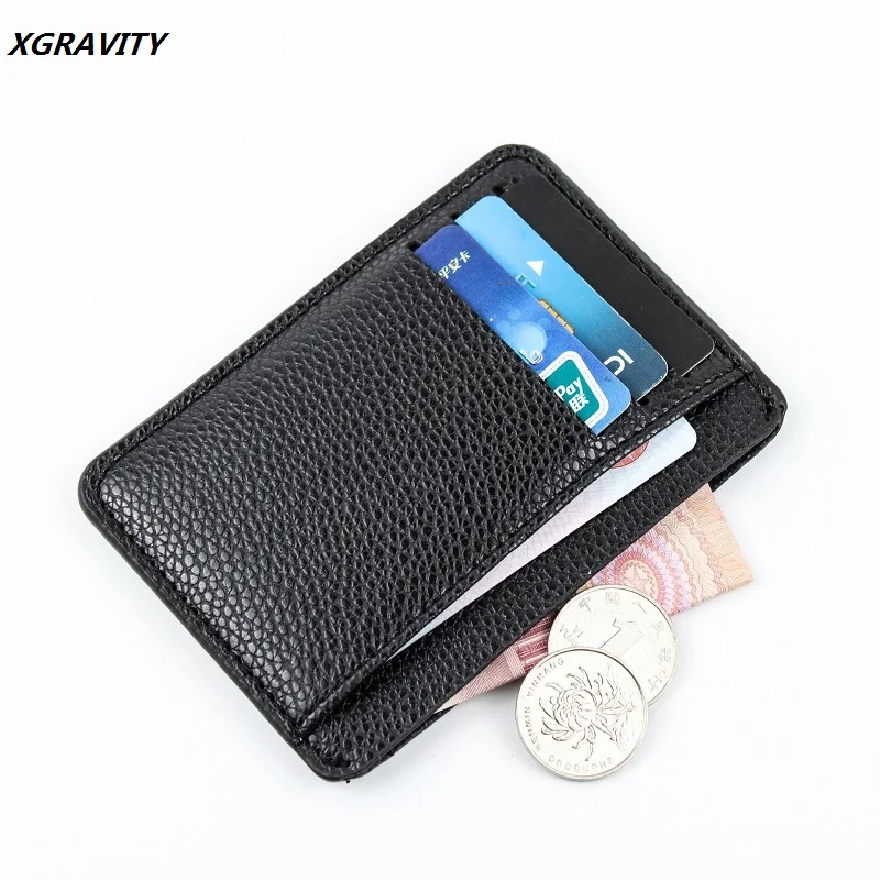 5 Colors New Pu Fashion Card Holders 8 Card Position Ladies ID Card Purses Bank Card Mini Purse Female Leisure Card Packs H016