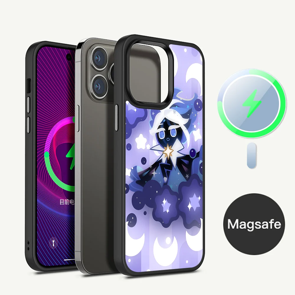 Game Cookie Run Kingdom  Phone Case Magnetic Case For iPhone 14 13 12 11 15 Pro Max Plus Mini For Magsafe Wireless Charge Cover