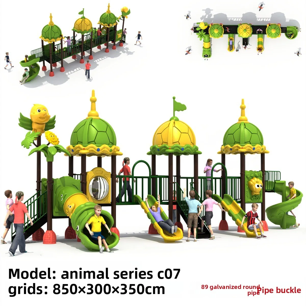 Fabrika Ticari Küçük Çocuklar  - Kids Outdoor Swing Set With Slide incelemesi ve fiyatı