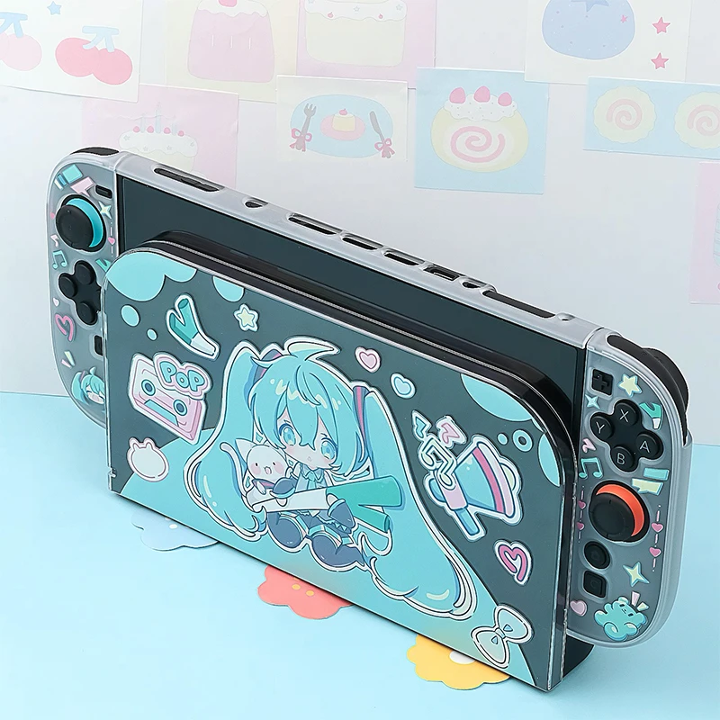 Etui ochronne na konsolę Switch2, twarda obudowa, urocza obudowa dla dziewczyn, na Switch Oled, stacja dokująca do ładowania, akcesoria do gier — zdjęcie produktu 4