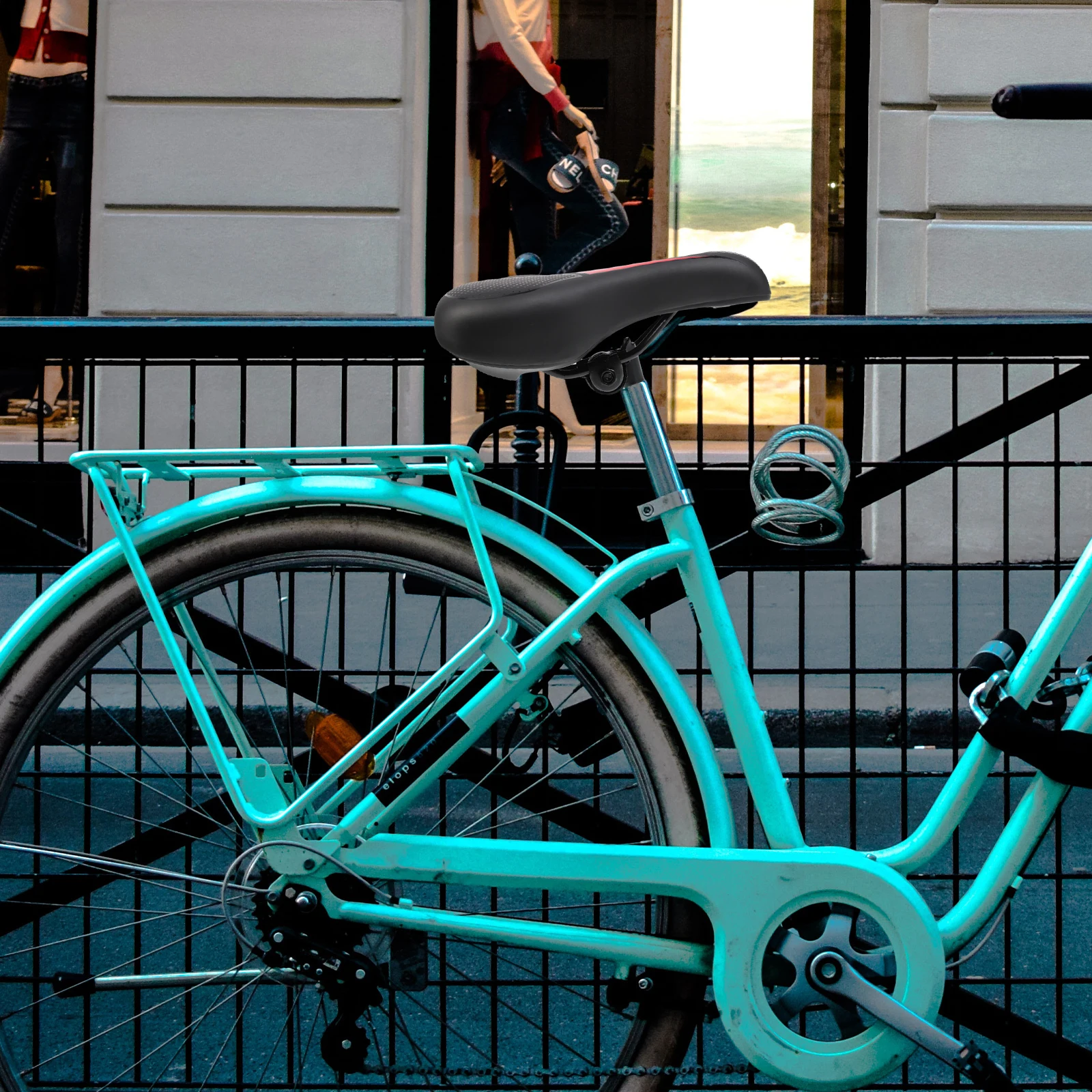 Thickened Waterproof Bike Saddle Comfortable Creative Fashionable Breathable Durable Easy Install Suitable Mountain Road Racing