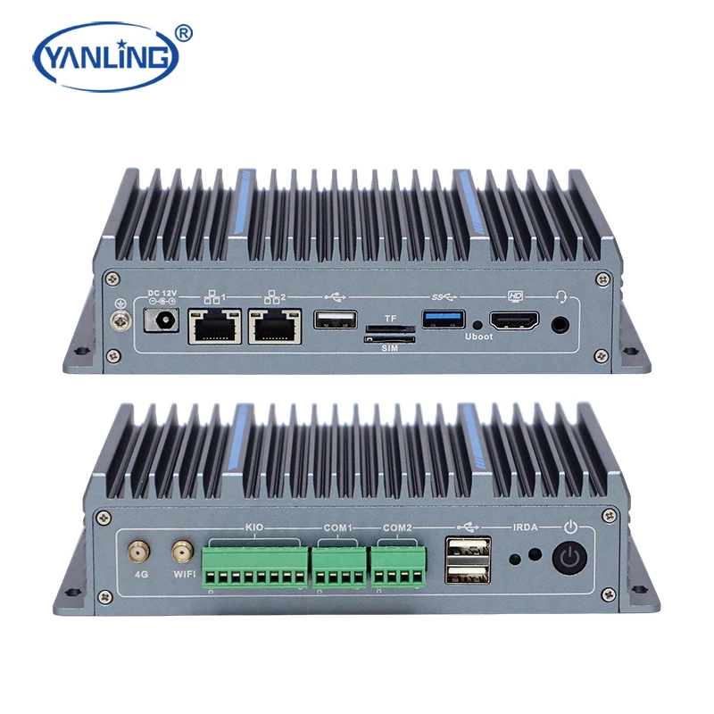 

6TOPS RK3588 ARM Fanless Industrial Box PC Rockchip Dual Gigabit Ethernet DDR4 Self-Service IoT Terminal Stock