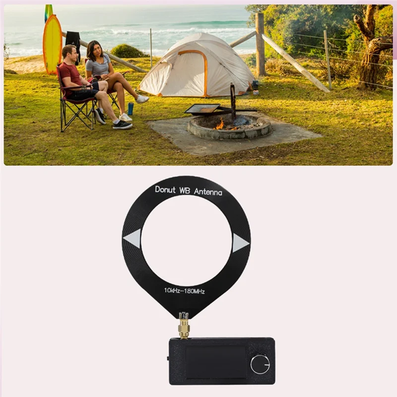 Mini rádio de bolso eletrônico SW MW VHF portátil com tela IPS de 1,9 polegadas Rádio SI4732 10Khz- 180 Mhz FM/AM LSB/USB