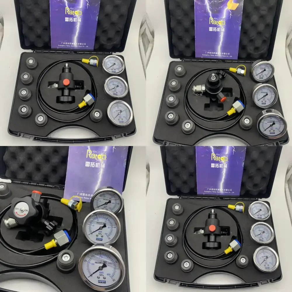 

FPU-1-25 Hydraulic Accumulator Nitrogen Charging Filling Valve Test Kit