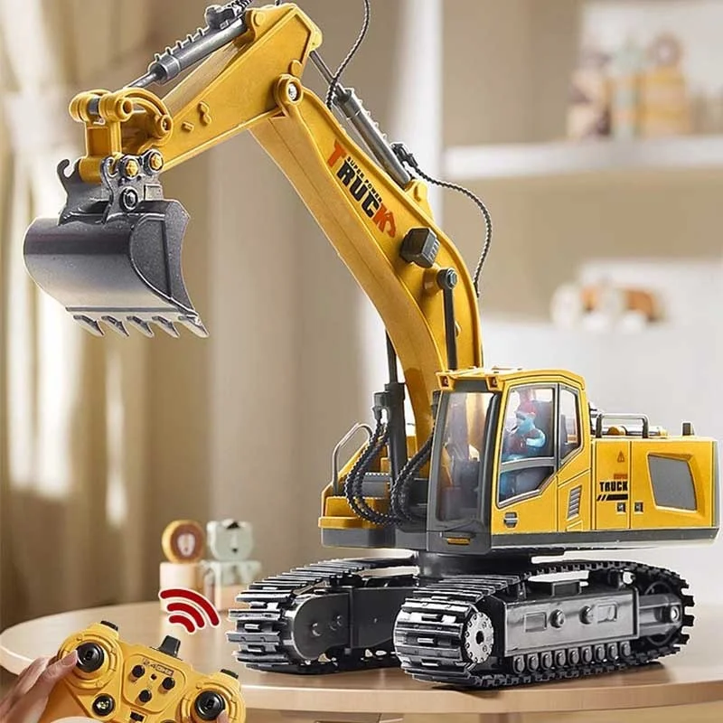 

Remote Control Toy Large Alloy Remote Control Excavator Toy Car Boy Electric Remote Control Car Children'S Christmas Gift