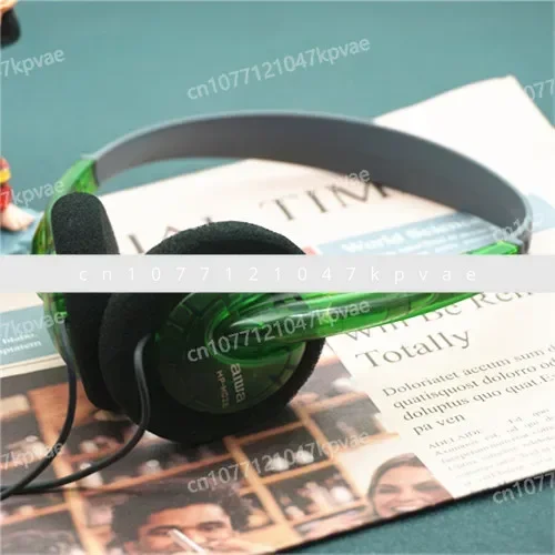 سماعات Aiwa القديمة Hp-m028 Stock Heavy Bass Headset Cd Tape M38 مجموعة الحنين