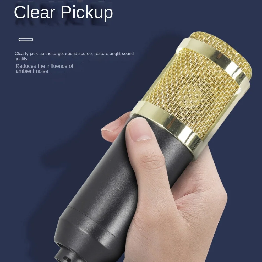 BM800 Condenser Microphone Kit Streaming Mobile Phone Voice Changer Microphone Computer Sound Card Live Podcast Equipment Bundle - view 6