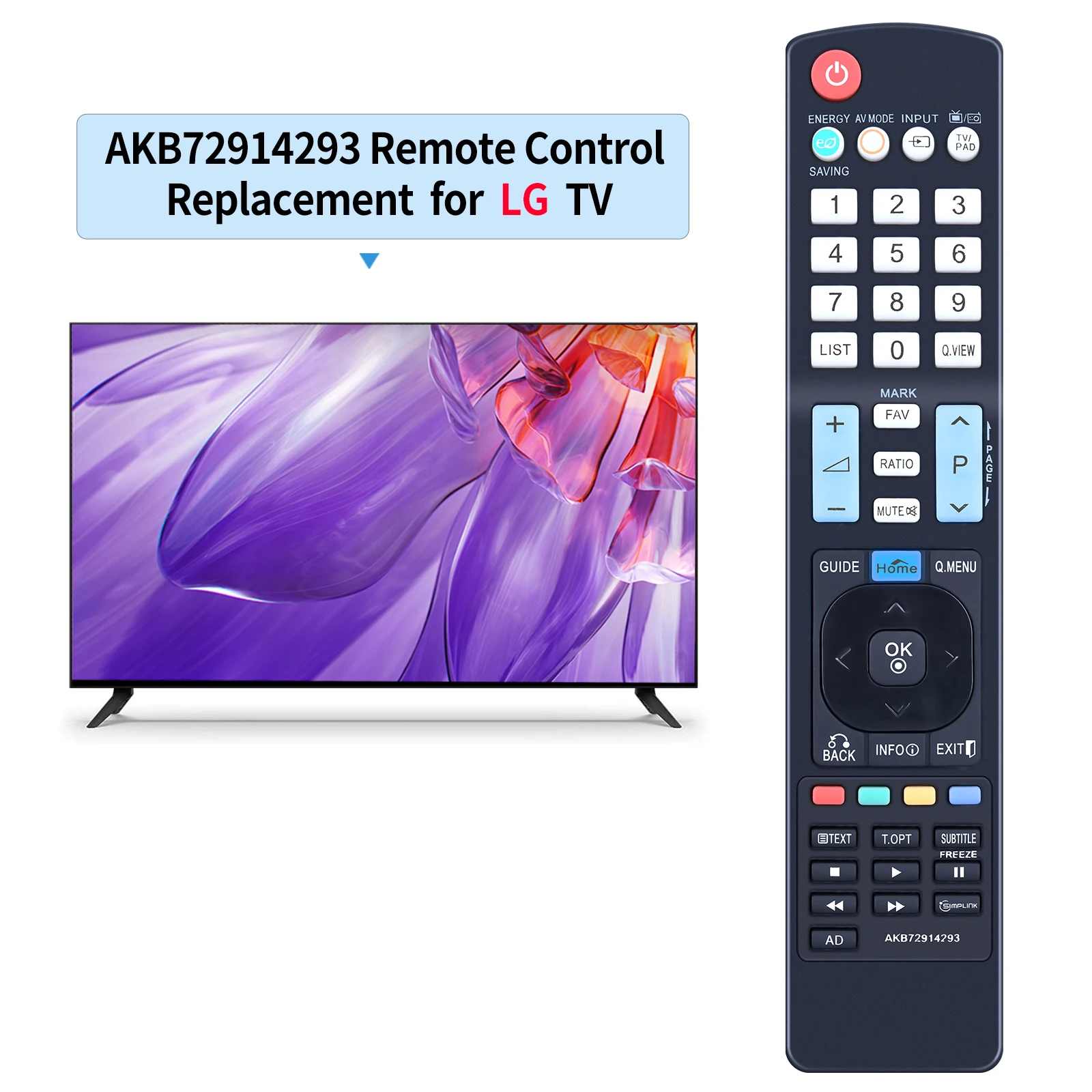 AKB72914293 baru untuk L/G TV LCD pengendali jarak jauh TV TV 4242pt250a-za 42PT250K-ZA