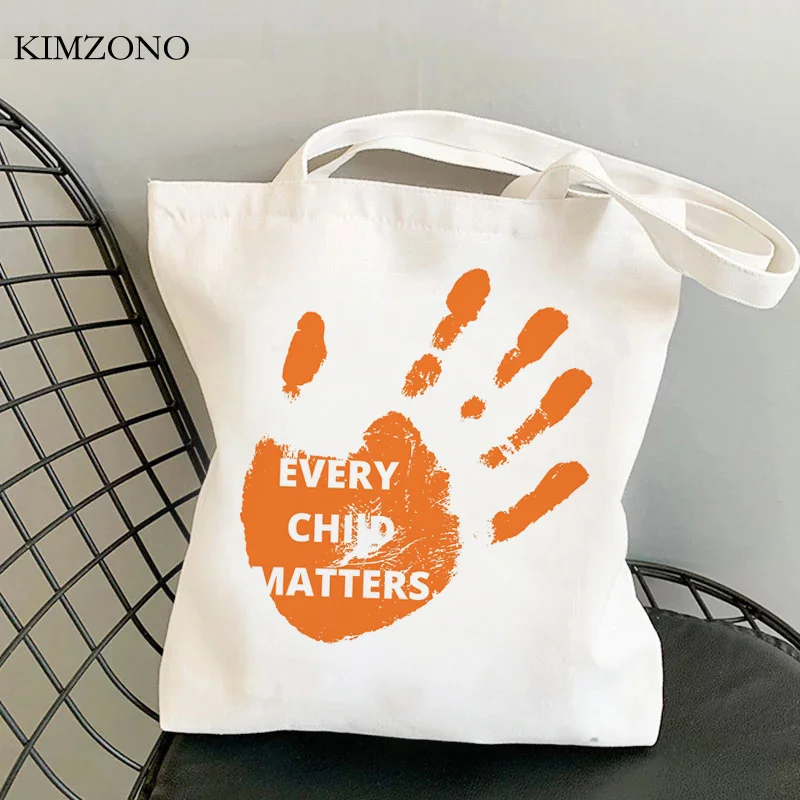 

Every Child Matters shopping bag grocery canvas jute bag shopping shopper bolsa bag woven string net sac toile