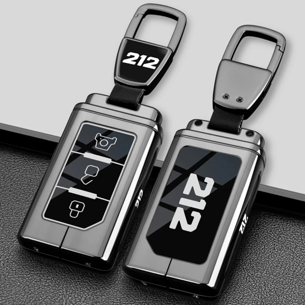 For BAW BJ212 T01 2024‑2025 Metal Key Case Full Wrap Remote Key Cover Shell Off‑Road Car Accessories 4