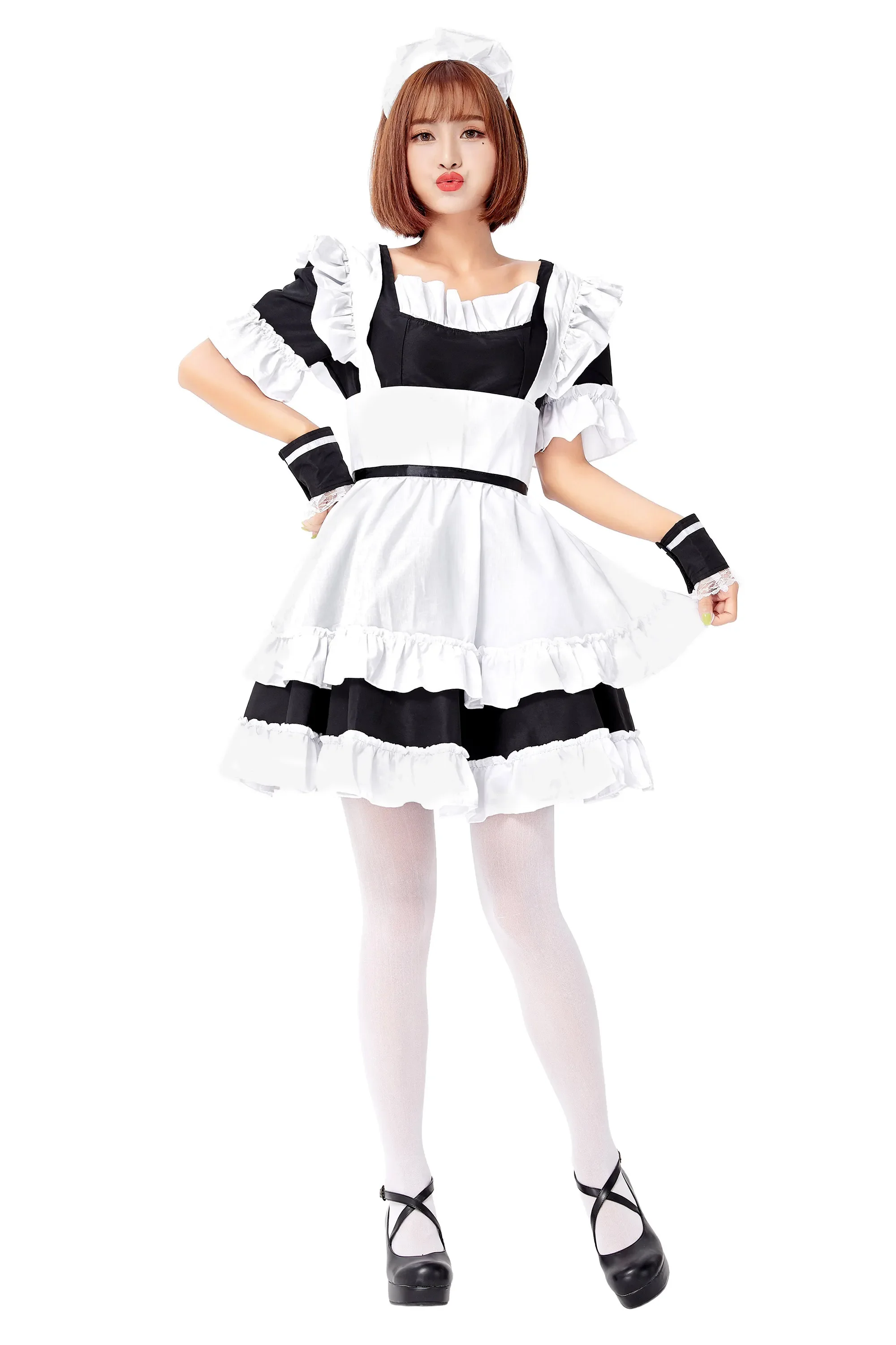 Factory Hot Sale Sexy French Maid Costume