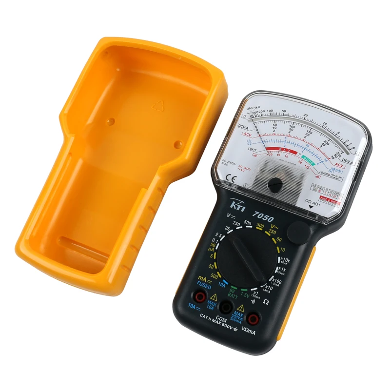 KT7050 عالية الدقة عالية الحساسية مؤشر متعدد أوم اختبار متر التناظرية المتعدد EN61010-1 القط الثاني 600 فولت