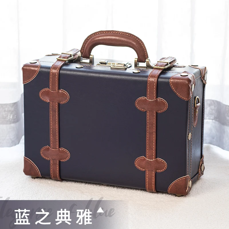 2023 Vintage Suitcase Carry On case Hardside Rolling Spinner Retro Style for Travel hand case