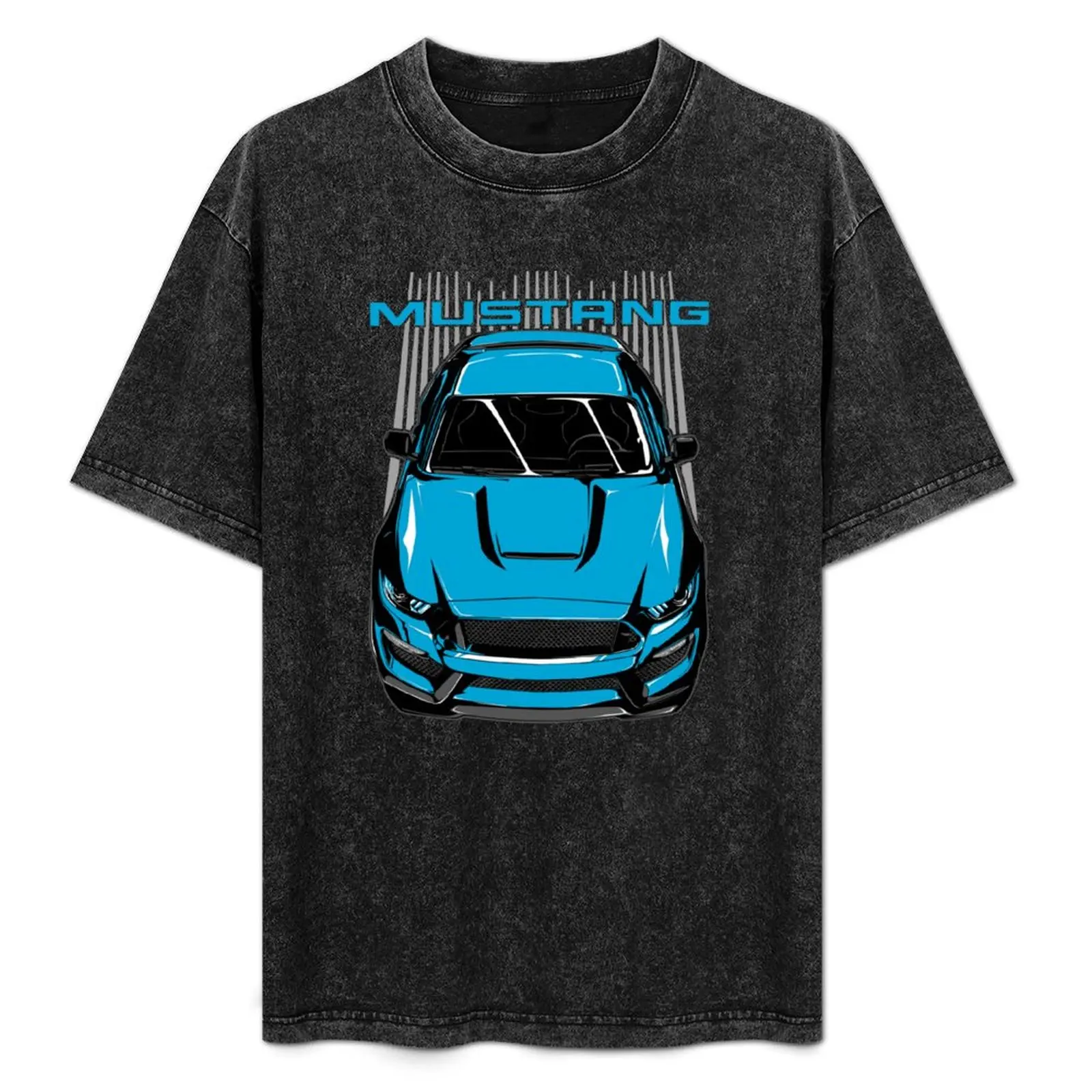 Mustang S550 - Grabber Blue T-Shirt graphic t shirts oversizeds basketball graphic tees custom shirt mens white t shirts