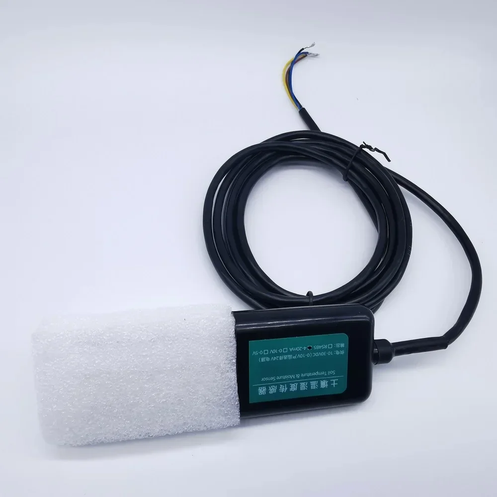 IN STOCK NEW High Precision Soil Moisture Content Sensor RS485 0-5V 0-10V 4-20mA Output Earth Humidity Sensor