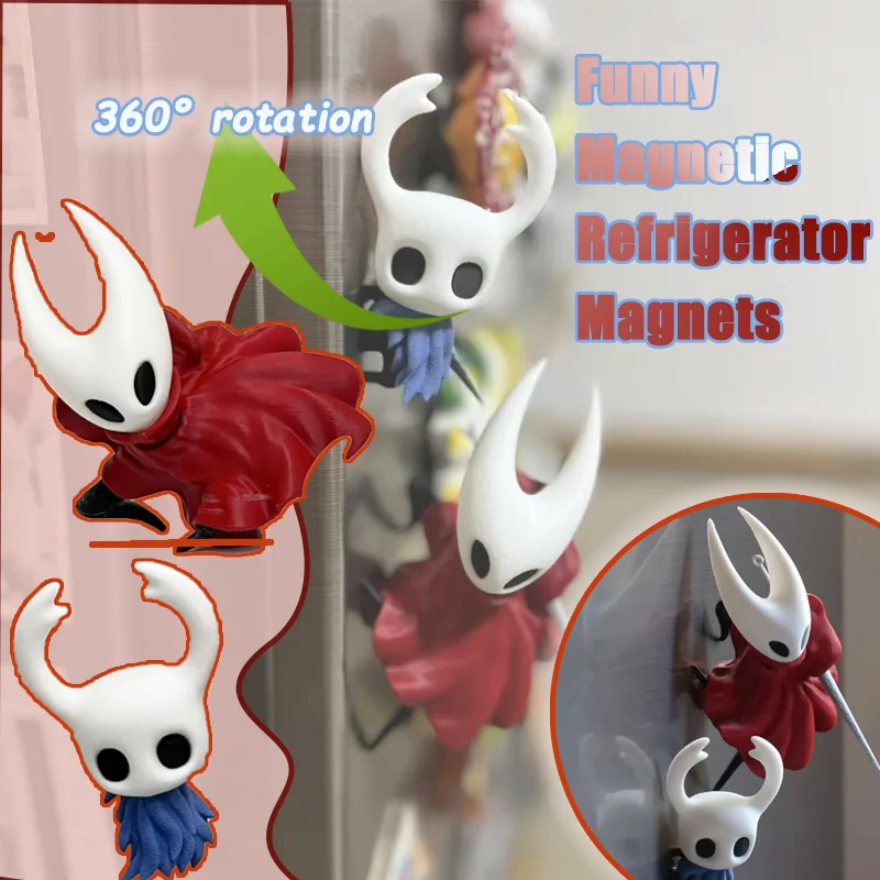 Game Hollow Knight: Silksong Hornet Cosplay Doll Resin Figure Model Desktop Ornament Accessories Refrigerator Magnet Prop
