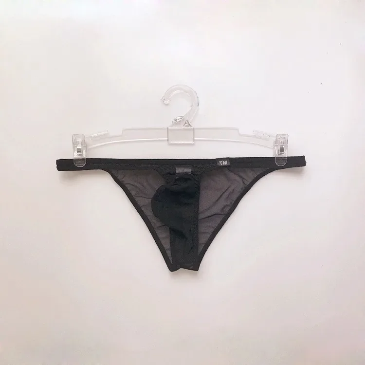 

New Men's Transparent Briefs Sexy Panties Stretch T-Back Thong Underwear Underwears 1*Men Briefs G-String Lingerie