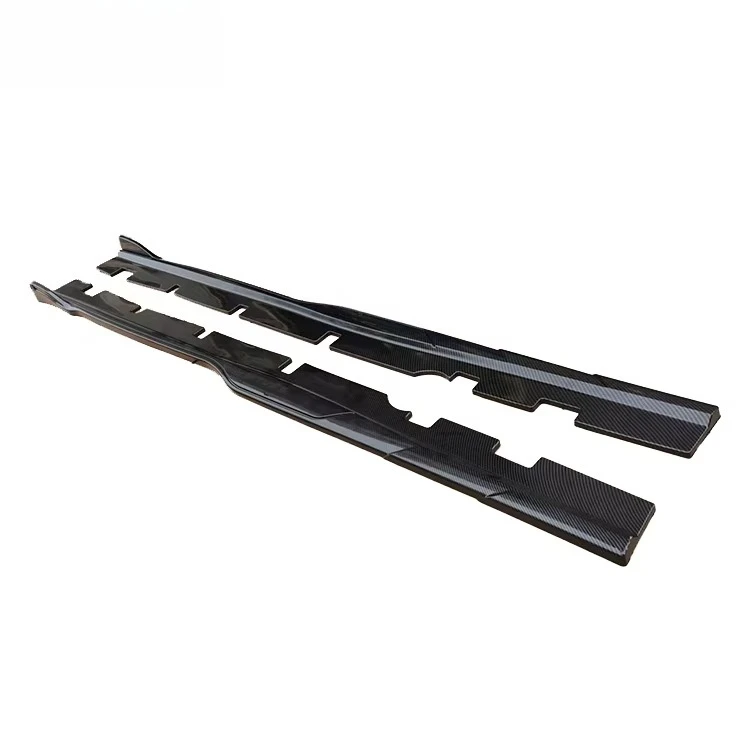 ABS Carbon Look Car Kit Side Bumper Skirts for Chrysler Charger SXT GT SRT Hellcat Redeye Super Bee Scat Pack LD 2011-2023