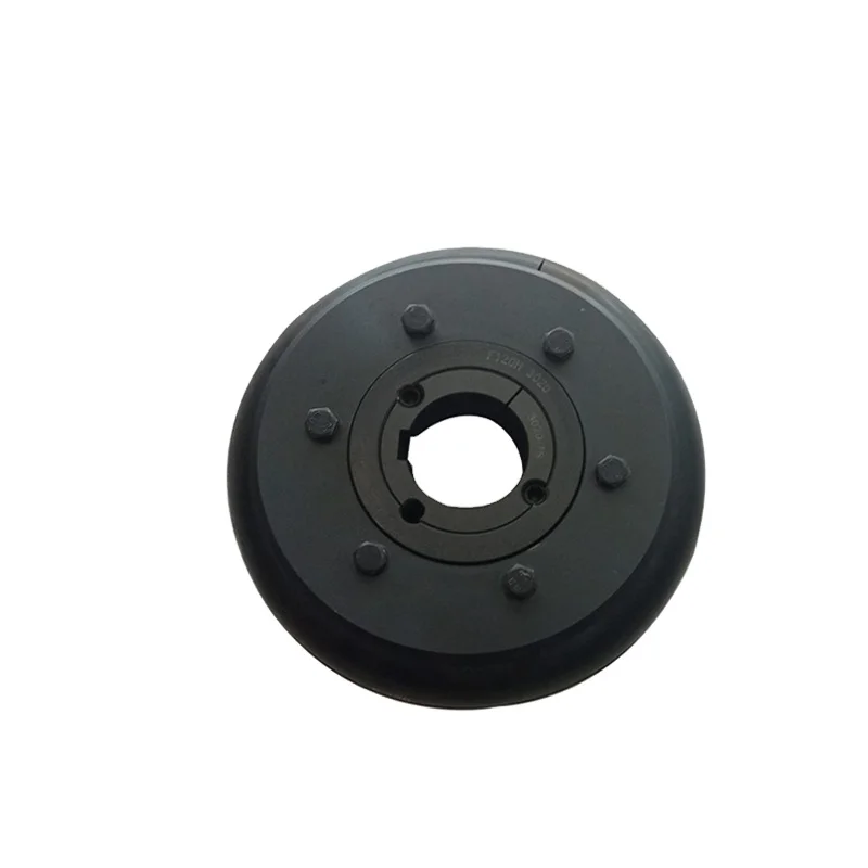 F90 Series 45#Steel Shaft Coupling Flexible Rubber Setscrew Coupling