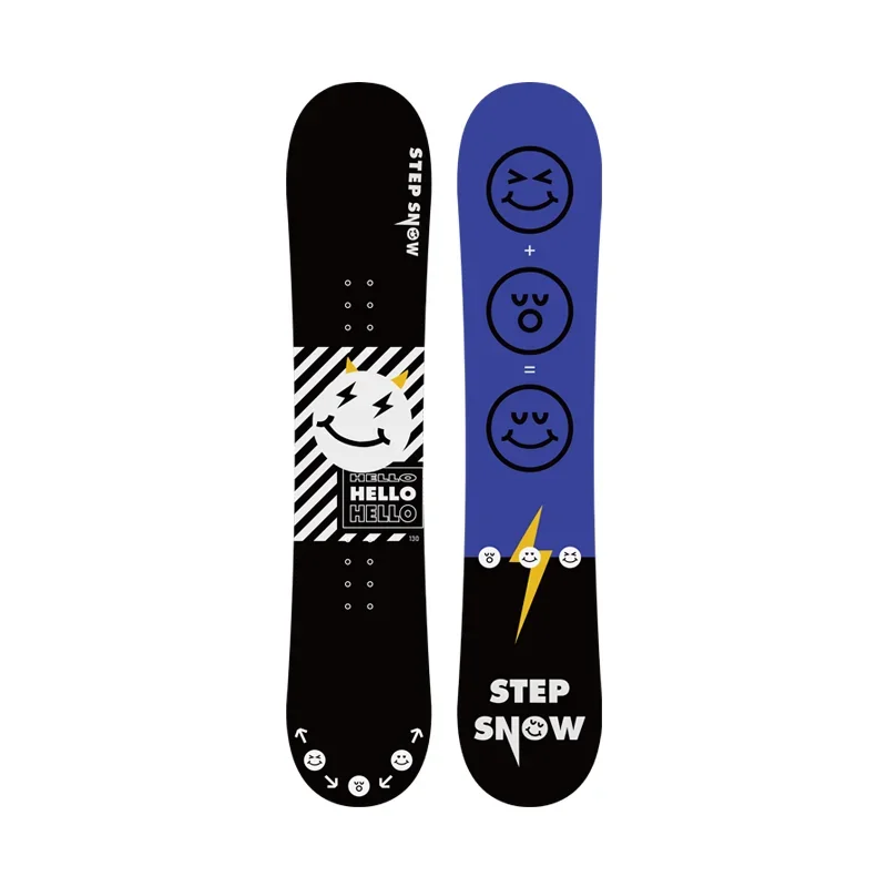 

High Quality Custom STEPSNOW Wood Core Twin Tip All Mountain Snowboard Skis Winter Sports Equipment