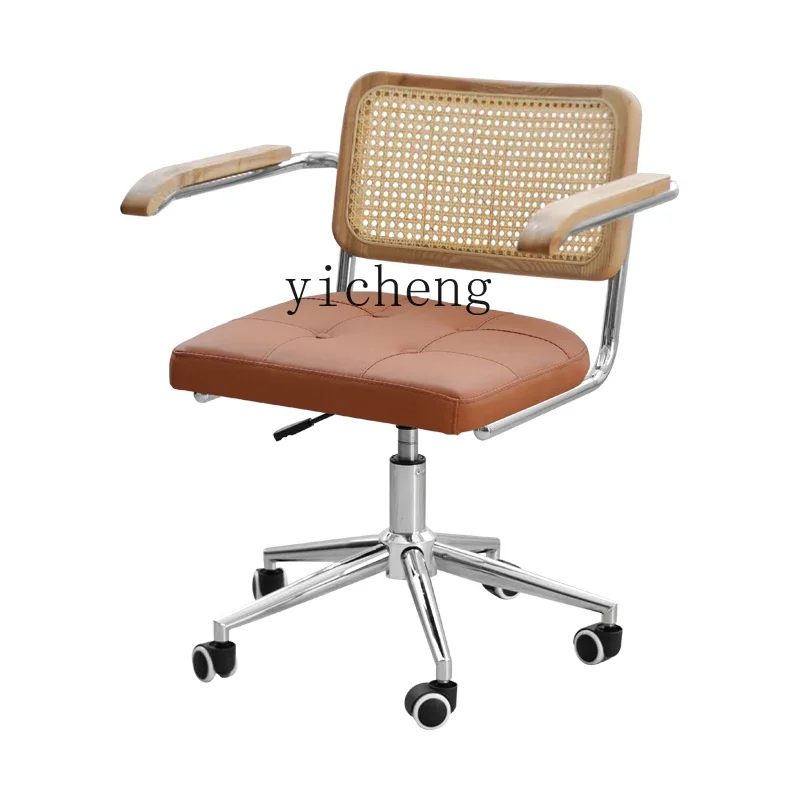 

XL rattan medieval rotating office chair roller lifting armchair conference chair