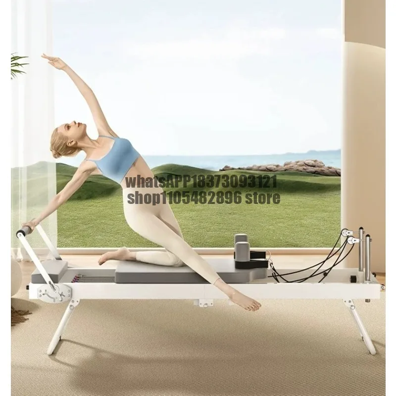 Pilates foldable core small white bed high-end yoga body studio, large equipment