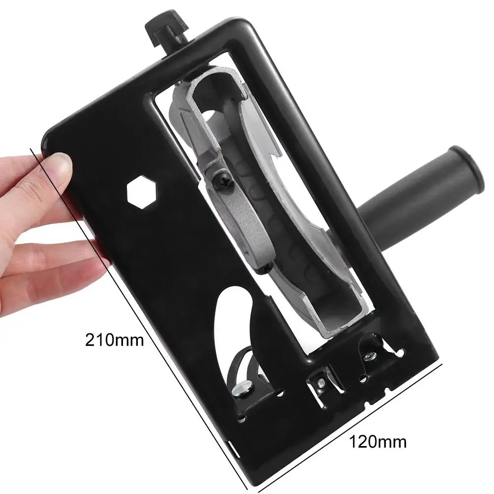 Hand Angle Grinder Converter To Cutter Cutting Manual Cutting Machine Bracket 45°Adjustable Dust Cover