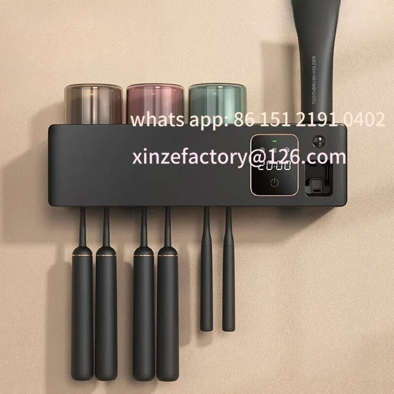 

Customizable Toothbrush Shelf Toothbrush Smart Disinfection Dryer No Punching