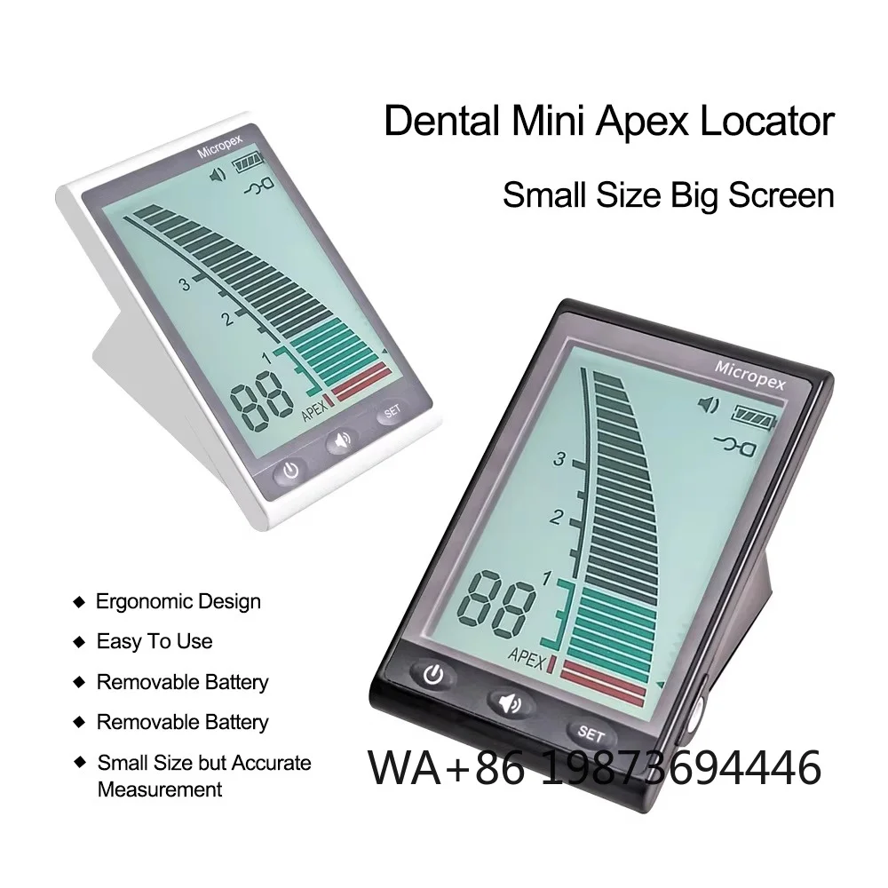 

Multi-frequency Mini Dental Apex Locator Large Screen Portable Device for Root Canal Detection Treatment