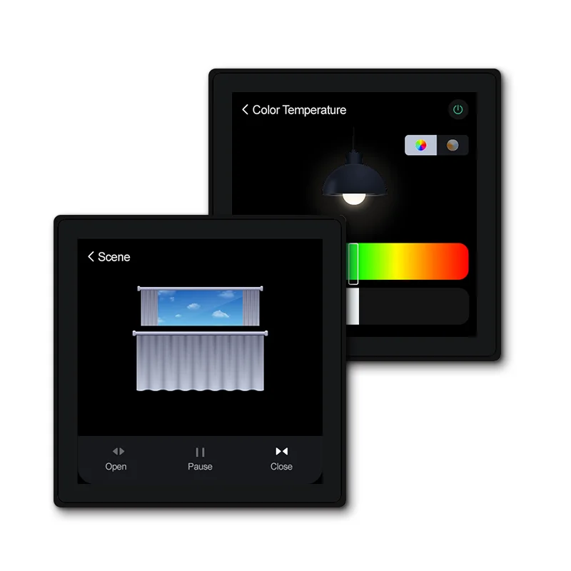 New Technology  Smart Home Control Panel IPS Bar Music Playback Scene Control  Google Assistant Compatible Smart
