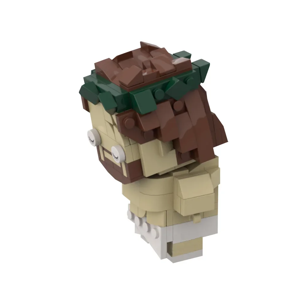 Gobricks MOC Jesus wearing a crown of thorns Building Blocks Son of God Jesus Character Model Bricks Assembly Toys Kids Gifts