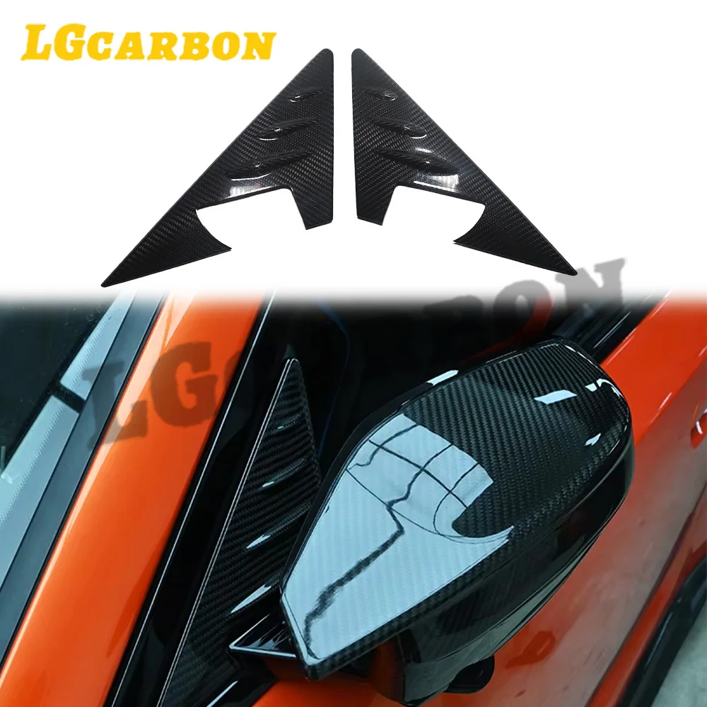 Parabrisas Triangular de Fibra de Carbono Seca para BMW G82 M2 M3 M4 Serie 4, Parabrisas Pequeño