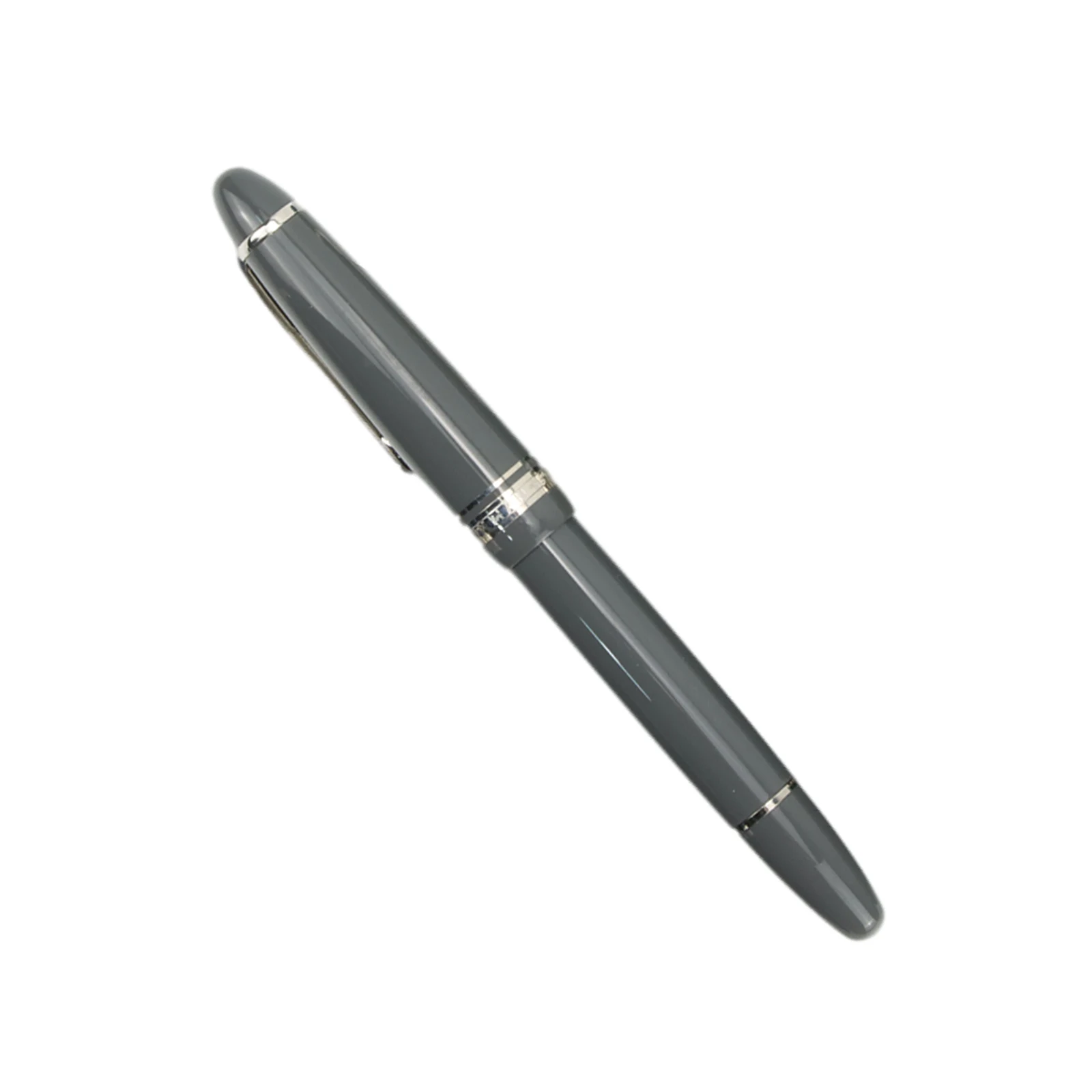 Mahan-pluma estilográfica P136, pistón de cobre con plumillas F de 0,5mm, bolígrafos de tinta de escritura verde y gris para oficina, suministros escolares para estudiantes, regalo