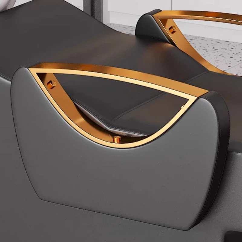 كراسي الشامبو معدات نمط جديد البراز صالون حلاقة رئيس سبا كراسي الشامبو غسل الشعر بالوعة صالون الأثاث Gi Vau Ginggu Unha