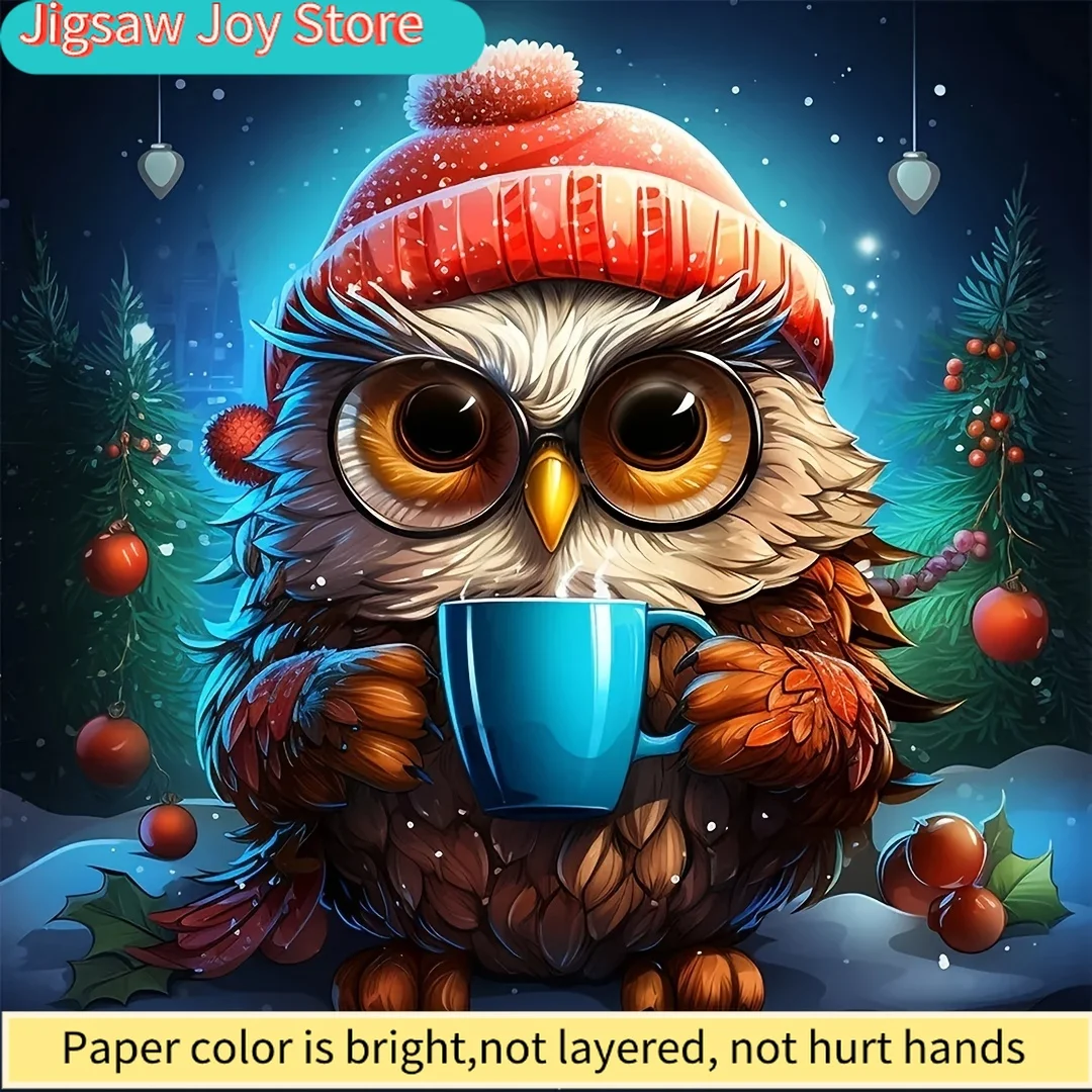

1pc 5D DIY Diamond Painting 20*20cm/7.87in*7.87inch Warm Owl Oil Canvas Adult Relax Toy Mosaic Full Drill Rhinestone Art Kit D