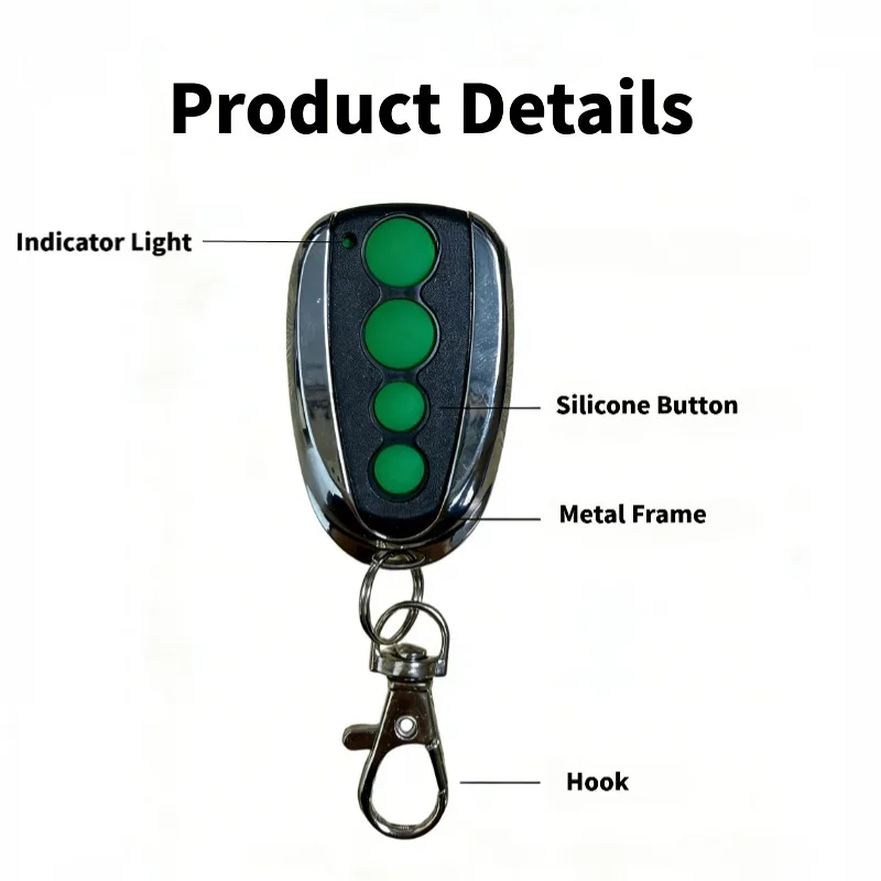 Merlin M832/M842/M844 433.92MHz Garage Door Remote M230T M430R Rolling Code Handheld Transmitter Command