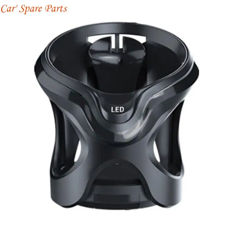 

Y4UA Хранение бутылок с водой, автомобильный органайзер для напитков, нескользящий регулируемый подстаканник для удобства размер