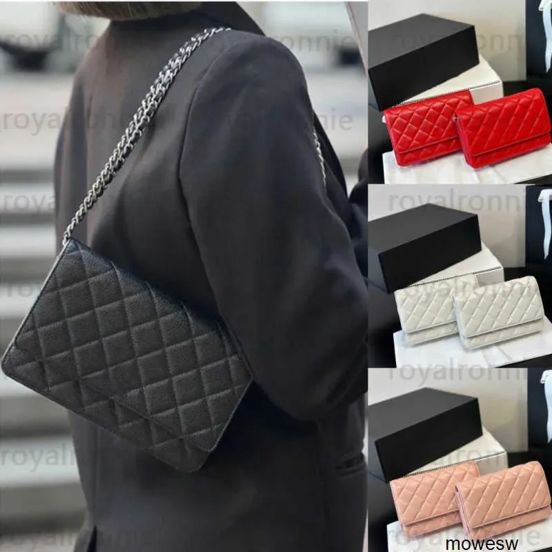 

Evening Bags Evening Bags Pretty Caviar Woc urious Women Designer Classic Fashion Wallet Chain Grained Shiny Calfskin Crossbody