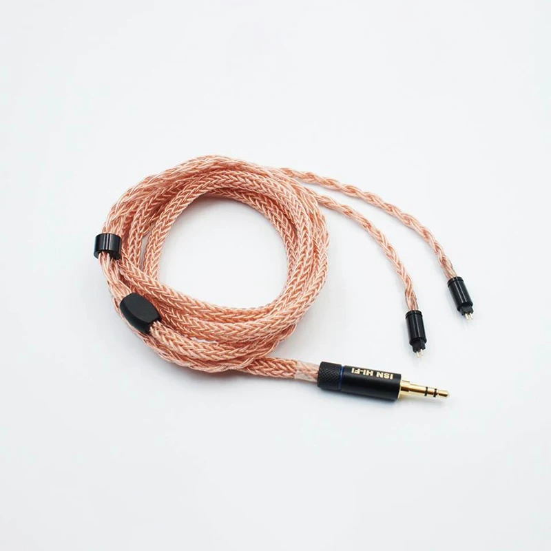 ISN Audio C16 16 Shares Single Crystal Copper HiFi Audiophile Earphone Replacement Cable IEM Upgrade Cable