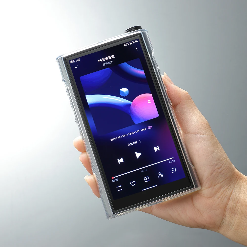 Soft Tpu Clear Crystal Protective Shell Skin Case Cover for FiiO M15S