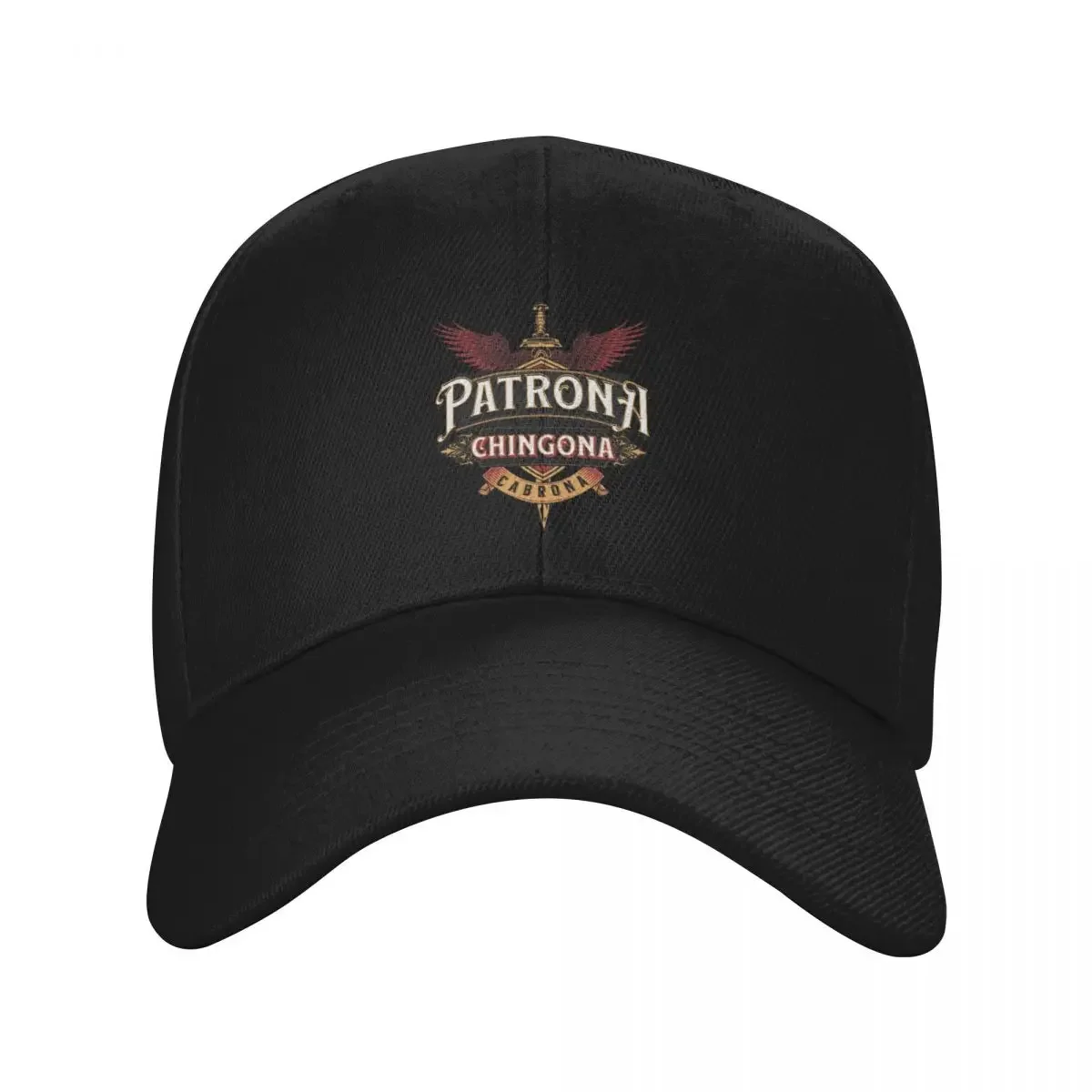 La patrona ching.ona cabrona wings sword shield chicana Baseball Cap golf hat genuine custom caps Horse Hat Hats For Women Men's